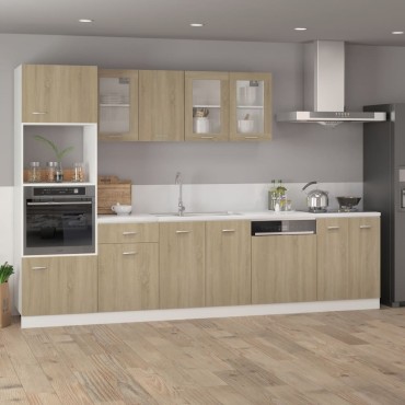 vidaXL Ντουλάπι με Συρτάρι Lyon Sonoma Δρυς 50x46x81,5cm Επεξ. Ξύλο 1 τεμ.