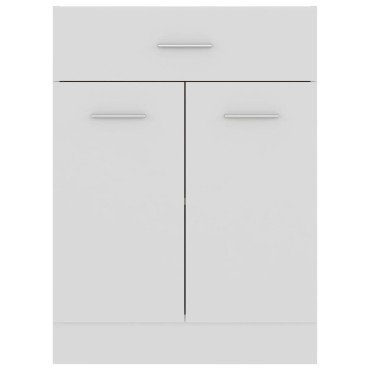 vidaXL Ντουλάπι με Συρτάρι Lyon Λευκό 60x46x81,5cm Επεξ. Ξύλο 1 τεμ.
