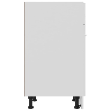 vidaXL Ντουλάπι με Συρτάρι Lyon Λευκό 60x46x81,5cm Επεξ. Ξύλο 1 τεμ.