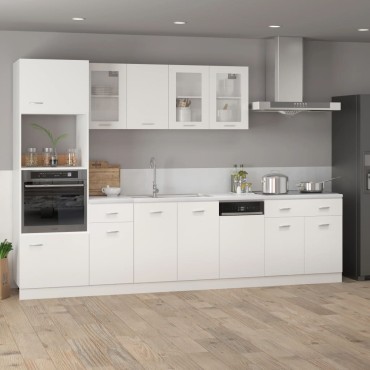 vidaXL Ντουλάπι με Συρτάρι Lyon Λευκό 80x46x81,5cm Επεξ. Ξύλο 1 τεμ.