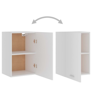 vidaXL Ντουλάπι Κρεμαστό Lyon Λευκό 39,5x31x60cm από Επεξ. Ξύλο 1 τεμ.