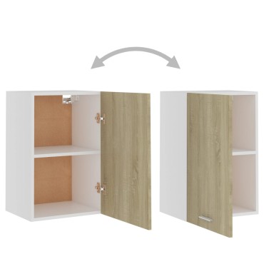 vidaXL Ντουλάπι Κρεμαστό Lyon Sonoma Δρυς 39,5x31x60cm από Επεξ. Ξύλο 1 τεμ.
