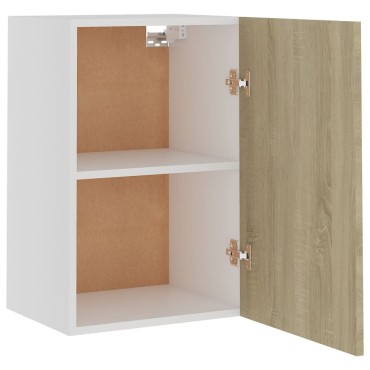 vidaXL Ντουλάπι Κρεμαστό Lyon Sonoma Δρυς 39,5x31x60cm από Επεξ. Ξύλο 1 τεμ.