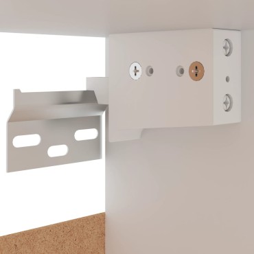 vidaXL Ντουλάπι Κρεμαστό Lyon Γυαλιστερό Λευκό 50x31x60cm από 1 τεμ.