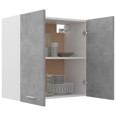 vidaXL Ντουλάπι Κρεμαστό Lyon Γκρι Σκυροδέματος 60x31x60cm από 1 τεμ.