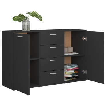 vidaXL Μπουφές Γκρι 120x35,5x75cm από Επεξ. Ξύλο 1 τεμ.