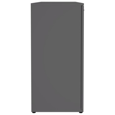 vidaXL Μπουφές Γκρι 120x35,5x75cm από Επεξ. Ξύλο 1 τεμ.