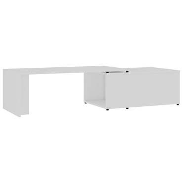 vidaXL Τραπεζάκι Σαλονιού Λευκό 150x50x35cm από Επεξ. Ξύλο 1 τεμ.