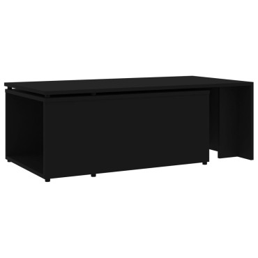 vidaXL Τραπεζάκι Σαλονιού Μαύρο 150x50x35cm από Επεξ. Ξύλο 1 τεμ.