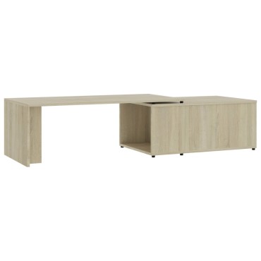 vidaXL Τραπεζάκι Σαλονιού Sonoma Δρυς 150x50x35cm από Επεξ. Ξύλο 1 τεμ.
