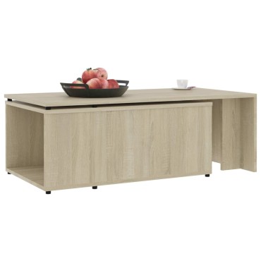 vidaXL Τραπεζάκι Σαλονιού Sonoma Δρυς 150x50x35cm από Επεξ. Ξύλο 1 τεμ.