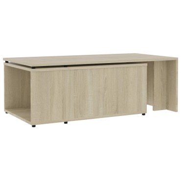 vidaXL Τραπεζάκι Σαλονιού Sonoma Δρυς 150x50x35cm από Επεξ. Ξύλο 1 τεμ.