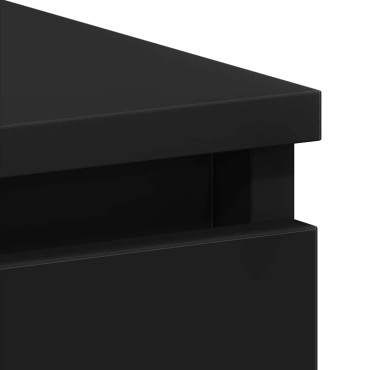 vidaXL Γραφείο Μαύρο 90x45x76cm από Επεξ. Ξύλο 1 τεμ.