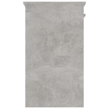 vidaXL Γραφείο Γκρι του Σκυροδέματος 90x45x76cm από Επεξ. Ξύλο 1 τεμ.
