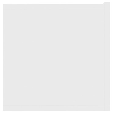 vidaXL Έπιπλο Τηλεόρασης Λευκό 80x30x30cm από Επεξ. Ξύλο