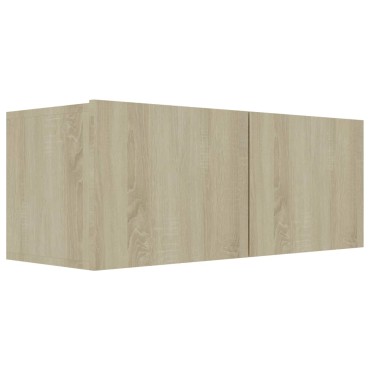vidaXL Έπιπλο Τηλεόρασης Sonoma Δρυς 80x30x30cm από Επεξ. Ξύλο
