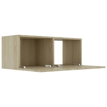vidaXL Έπιπλο Τηλεόρασης Sonoma Δρυς 80x30x30cm από Επεξ. Ξύλο