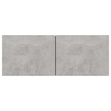 vidaXL Έπιπλο Τηλεόρασης Γκρι Σκυροδέματος 80x30x30cm από Επεξ. Ξύλο
