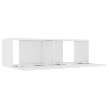 vidaXL Έπιπλο Τηλεόρασης Λευκό 100x30x30cm από Επεξ. Ξύλο