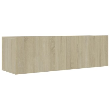 vidaXL Έπιπλο Τηλεόρασης Sonoma Δρυς 100x30x30cm από Επεξ. Ξύλο