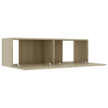 vidaXL Έπιπλο Τηλεόρασης Sonoma Δρυς 100x30x30cm από Επεξ. Ξύλο