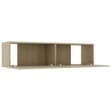 vidaXL Έπιπλο Τηλεόρασης Sonoma Δρυς 120x30x30cm από Επεξ. Ξύλο