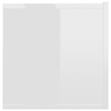 vidaXL Έπιπλο Τηλεόρασης Γυαλιστερό Λευκό 120x30x30cm από Επεξ. Ξύλο