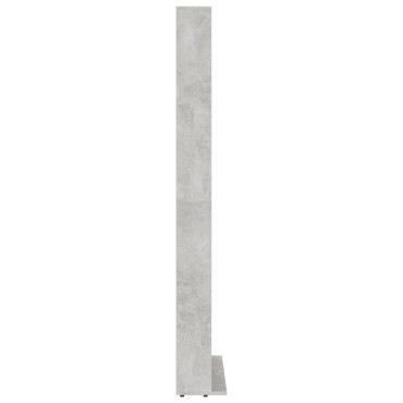 vidaXL Έπιπλο για CD Γκρι Σκυρ. 102x16x177,5cm από Επεξεργασμένο Ξύλο 1 τεμ.