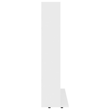 vidaXL Έπιπλο για CD Λευκό 100x23x89,5cm από Επεξ. Ξύλο 1 τεμ.