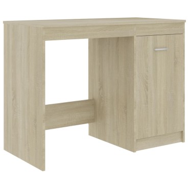 vidaXL Γραφείο Χρώμα Sonoma Δρυς 100x50x76cm από Επεξ. Ξύλο 1 τεμ.