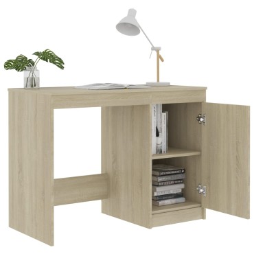 vidaXL Γραφείο Χρώμα Sonoma Δρυς 100x50x76cm από Επεξ. Ξύλο 1 τεμ.