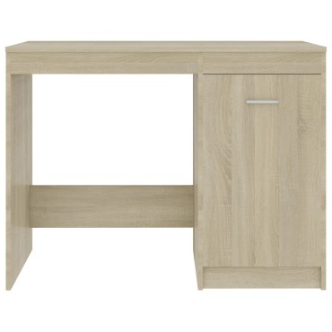 vidaXL Γραφείο Χρώμα Sonoma Δρυς 100x50x76cm από Επεξ. Ξύλο 1 τεμ.