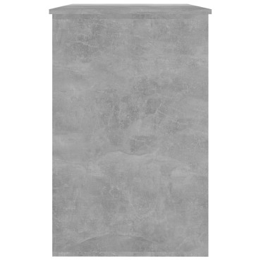 vidaXL Γραφείο Γκρι Σκυροδέματος 100x50x76cm από Επεξ. Ξύλο 1 τεμ.