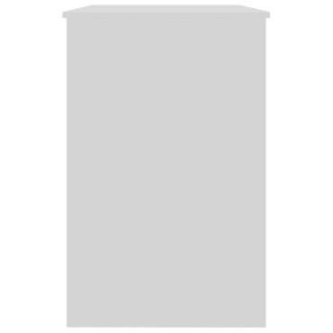 vidaXL Γραφείο Γυαλιστερό Λευκό 100x50x76cm από Επεξ. Ξύλο 1 τεμ.