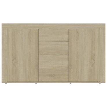 vidaXL Μπουφές Sonoma Δρυς 120x36x69cm από Επεξ. Ξύλο 1 τεμ.