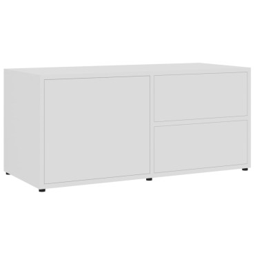 vidaXL Έπιπλο Τηλεόρασης Λευκό 80x34x36cm από Επεξ. Ξύλο