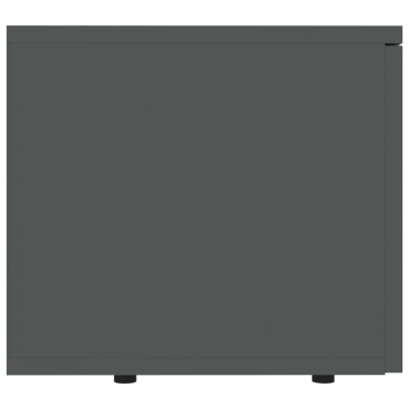 vidaXL Έπιπλο Τηλεόρασης Μαύρο 80x34x30cm από Επεξ. Ξύλο