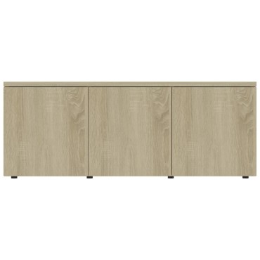 vidaXL Έπιπλο Τηλεόρασης Sonoma Δρυς 80x34x30cm από Επεξ. Ξύλο