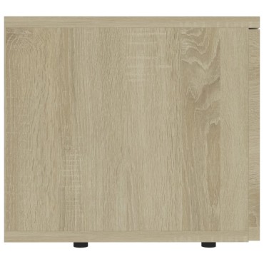vidaXL Έπιπλο Τηλεόρασης Sonoma Δρυς 80x34x30cm από Επεξ. Ξύλο