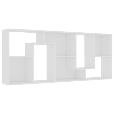 vidaXL Βιβλιοθήκη Λευκή 67x24x161cm από Επεξ. Ξύλο 1 τεμ.