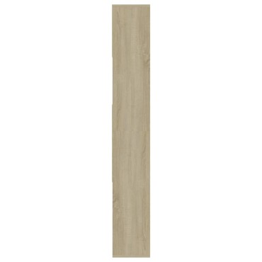 vidaXL Βιβλιοθήκη Χρώμα Sonoma Δρυς 67x24x161cm από Επεξ. Ξύλο 1 τεμ.