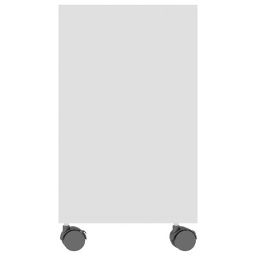 vidaXL Τραπέζι Βοηθητικό Λευκό 70x35x55cm από Επεξεργασμένο Ξύλο 1 τεμ.