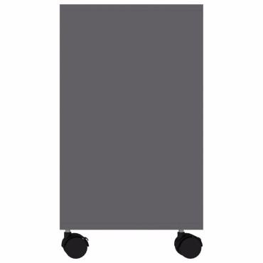 vidaXL Τραπέζι Βοηθητικό Γκρι 70x35x55cm από Επεξεργασμένο Ξύλο 1 τεμ.