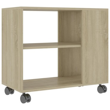 vidaXL Τραπέζι Βοηθητικό Sonoma Δρυς 70x35x55cm Επεξεργασμένο Ξύλο 1 τεμ.