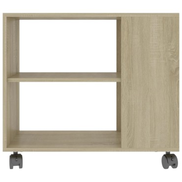 vidaXL Τραπέζι Βοηθητικό Sonoma Δρυς 70x35x55cm Επεξεργασμένο Ξύλο 1 τεμ.