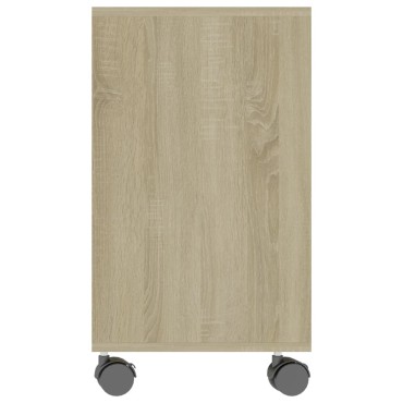 vidaXL Τραπέζι Βοηθητικό Sonoma Δρυς 70x35x55cm Επεξεργασμένο Ξύλο 1 τεμ.