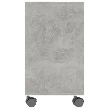 vidaXL Τραπέζι Βοηθητικό Γκρι Σκυροδ. 70x35x55cm Επεξεργασμένο Ξύλο 1 τεμ.