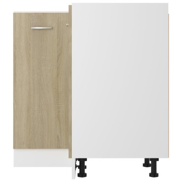 vidaXL Ντουλάπι Δαπέδου Γωνιακό Lyon Sonoma Δρυς 75,5x75,5x81,5cm 1 τεμ.