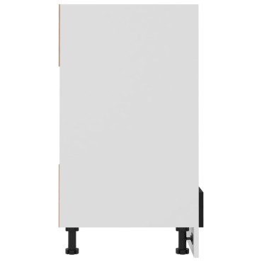 vidaXL Ντουλάπι για Φούρνο Riga Μαύρο 60x46x81,5cm Επεξ. Ξύλο 1 τεμ.