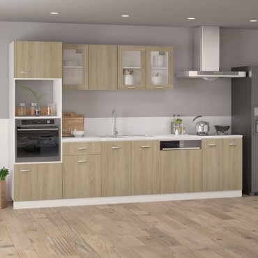 vidaXL Πρόσοψη Πλυντηρίου Πιάτων Lyon Sonoma Δρυς 59,5x3x67cm 1 τεμ.